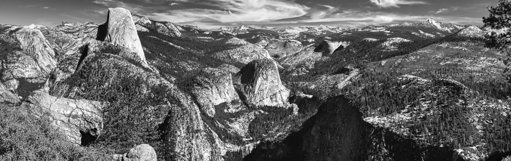 Panorama from Glacier Point. Yosemite N.P.