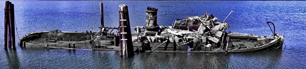 The Wreck of the Mary D. Hume. Gold Beach, Oregon