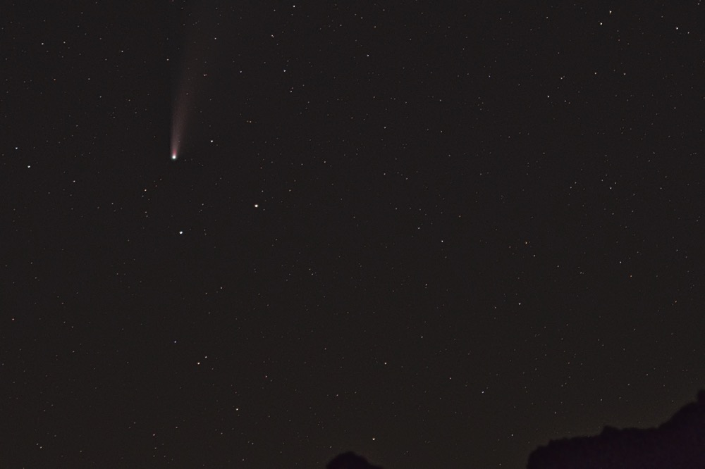 NEOWISE comet from Dee Wright Observatory