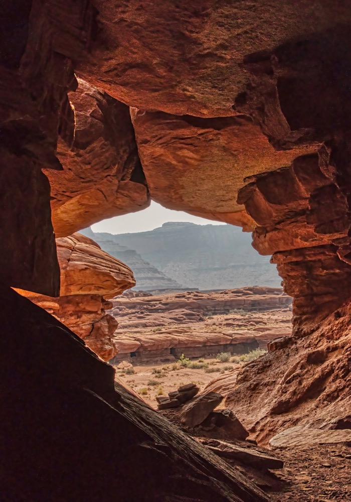 Cave outside of Canyonlands N.P., Moab, Utah